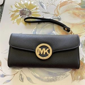 Michael Kors Leather Clutch
